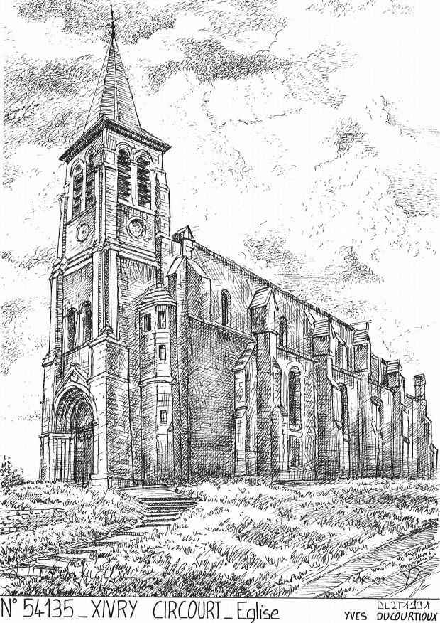 N 54135 - XIVRY CIRCOURT - église